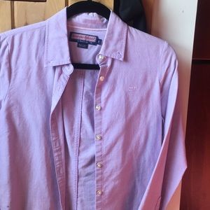Purple button down